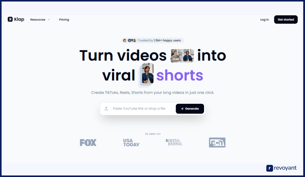 Klap AI- Best Tool To Turn YouTube Videos Into Shorts (2025)